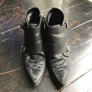 Sam Edelman pointed mohair booties